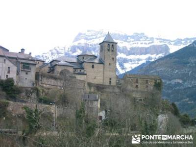 Pueblo con encanto España - Torla; tiempo sierra de madrid; la garganta del cares